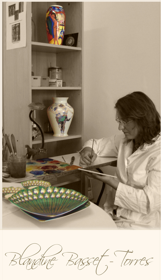 Blandine BASSET-Décor sur Porcelaine