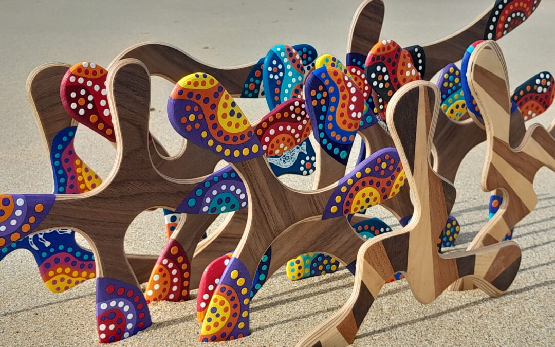 Wallaby boomerangs